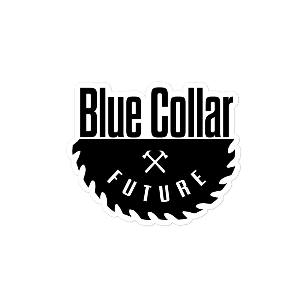 Blue Collar Future Staple Bubble-Free Sticker